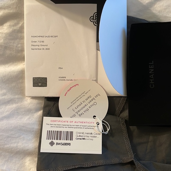 Authentic Chanel 4 ring key holder -Relisting - Picture 10 of 11